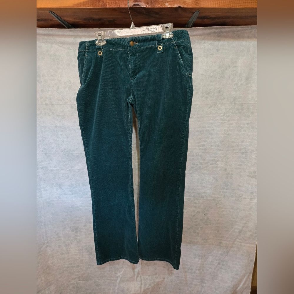 Yuka Teal Corduroy Pants